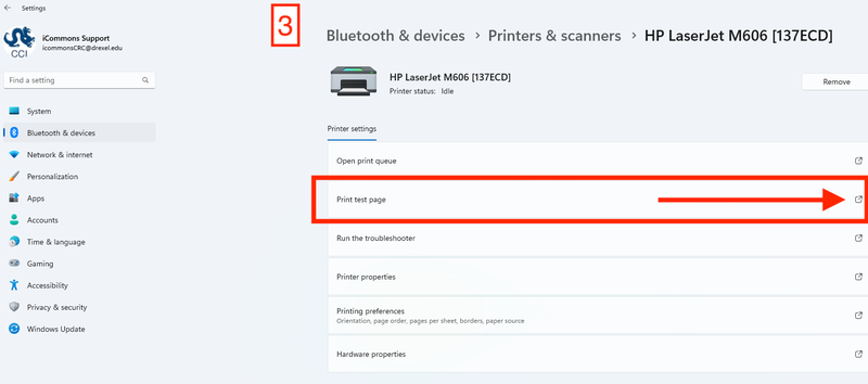 3 Add CCI Commons printers to Windows Preferred Method