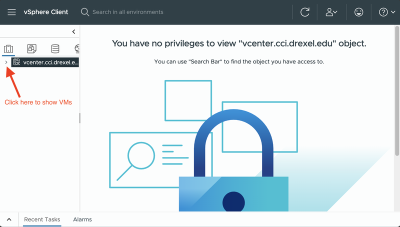 VCenter_NoPrivileges